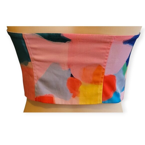 Princess Polly Love All Corset Strapless Multicoloured Top size 4 EUC - Picture 11 of 16